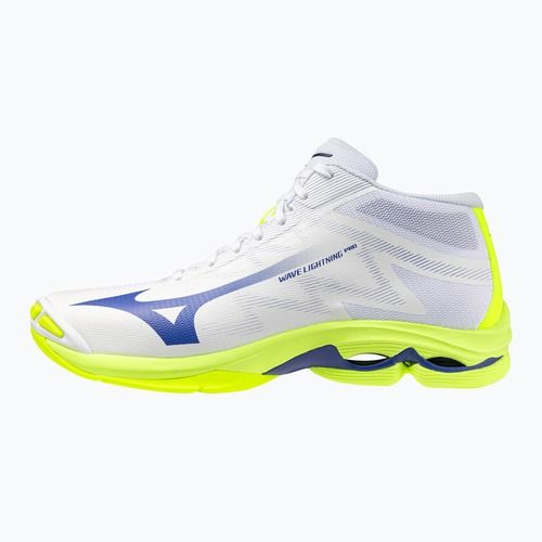 Volleyball shoes Mizuno Wave Lightning Pro Mid white/lighting yellow/dazzling blue
