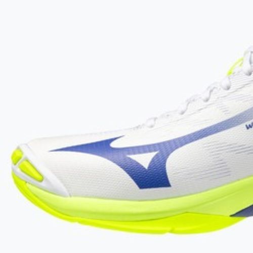 Volleyball shoes Mizuno Wave Lightning Pro Mid white/lighting yellow/dazzling blue