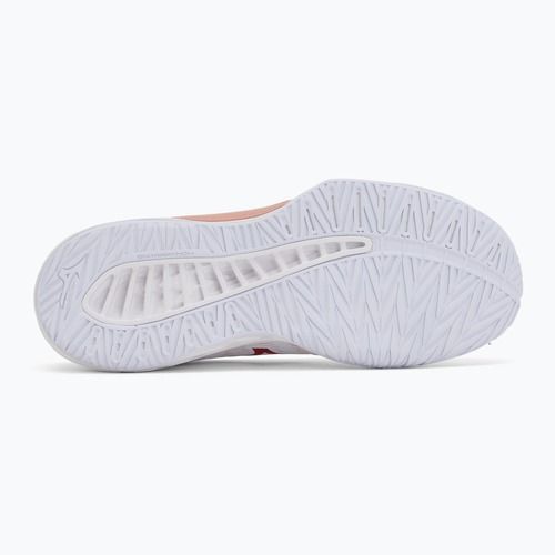 Women's volleyball shoes Mizuno Lightning Select white/rose elegance/lava falls