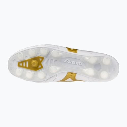 Football boots Mizuno Morelia II Pro FG white/football gold/galaxy silver