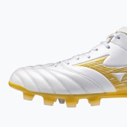 Football boots Mizuno Morelia Neo IV Pro FG white/mp gold/cool gray 3c