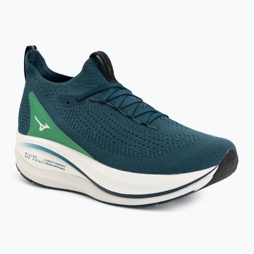 Men's running shoes Mizuno Neo Vista 2 reflecting pond/white/goblin green