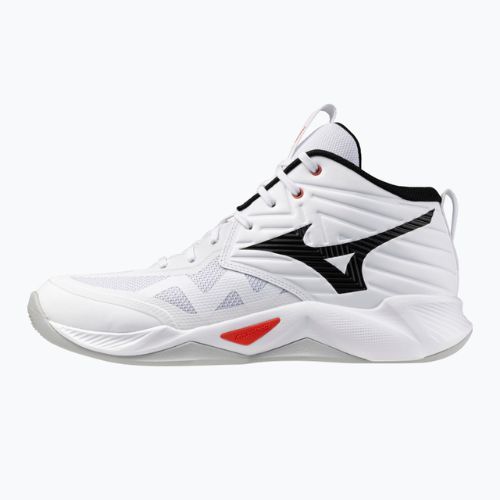 Volleyball shoes Mizuno Wave Momentum Pro Mid white/black/fiery red