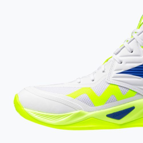 Volleyball shoes Mizuno Wave Momentum Pro Mid white/lightning yellow/dazzling blue