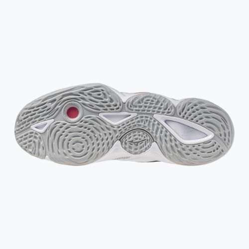 Volleyball shoes Mizuno Wave Momentum Elite Mid white/black/fiery red