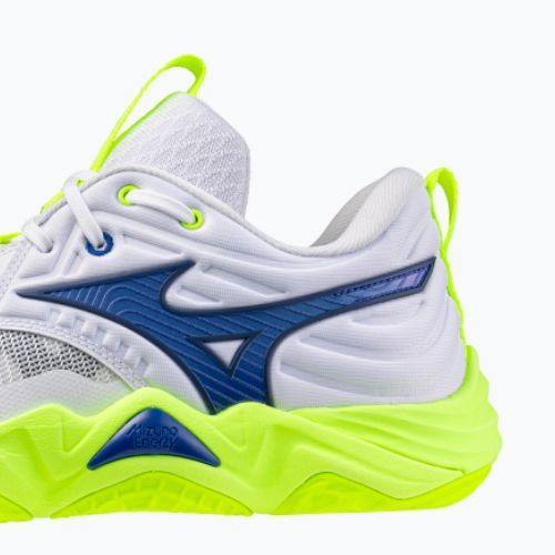 Volleyball shoes Mizuno Wave Momentum Elite white/lightning yellow/dazzling blue