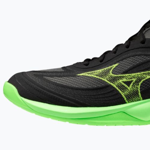 Volleyball shoes Mizuno Wave Luminous 3 black/glowing apple/mandarin orange