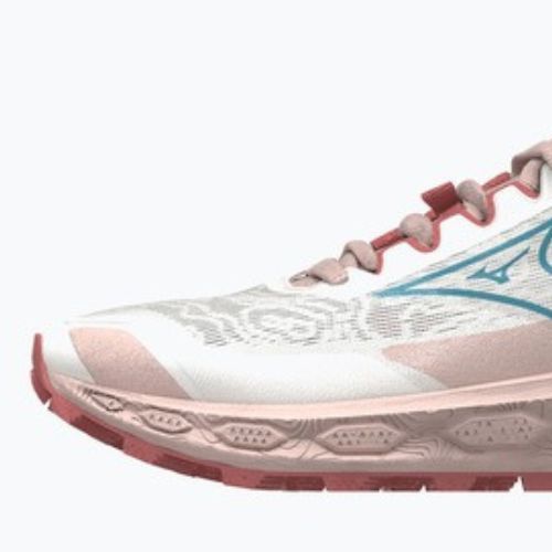 Women's running shoes Mizuno Wave Mujin 11 snow white/larkspur/faded rode
