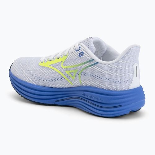Women's running shoes Mizuno Wave Rider 29 white/lightning yellow/ultramarine