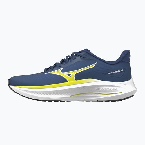 Men's running shoes Mizuno Wave Inspire 22 estate blue/lightning yellow