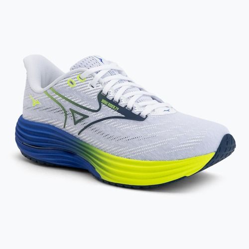 Men's running shoes Mizuno Wave Rider 29 estate blue/white/lighning yellow