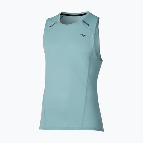Men's running top Mizuno Active DryAeroFlow Tank Top aquifer
