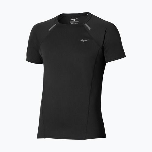 Men's running top Mizuno Active DryAeroFlow Tee black
