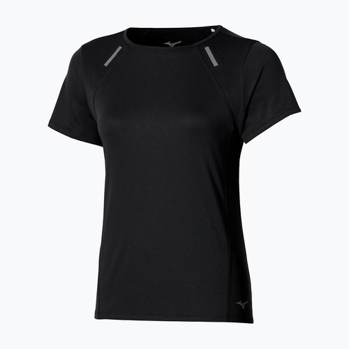 Women's running top Mizuno Active DryAeroFlow Tee black