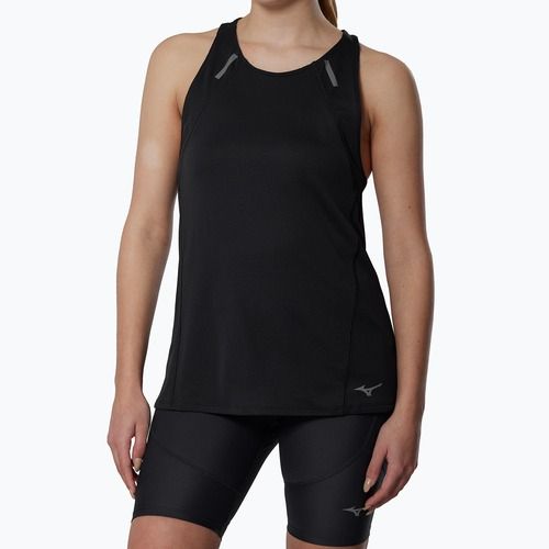 Women's running top Mizuno Active DryAeroFlow Tank Top black