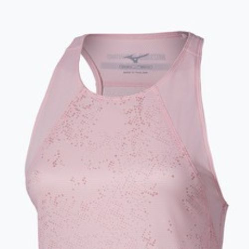Women's running top Mizuno Active DryAeroFlow Graphic Tank Top pinkesque
