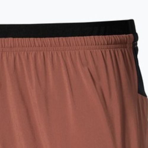 Men's running shorts Mizuno Active Alpha 2in1 5.5 copper brown