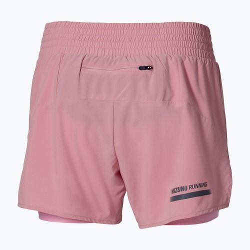 Women's running shorts Mizuno Active 2in1 4.5 rose elegance