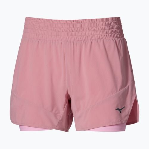 Women's running shorts Mizuno Active 2in1 4.5 rose elegance