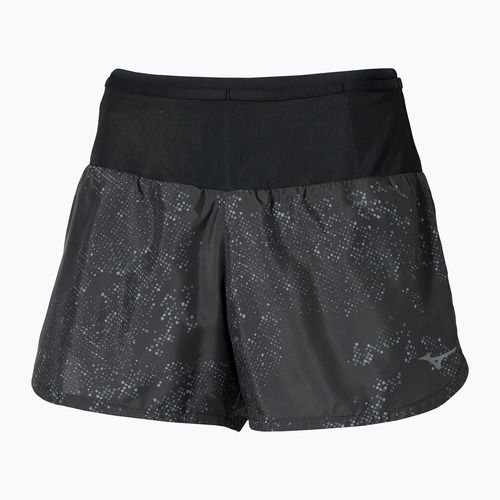 Women's running shorts Mizuno Active Graphic Multi Pocket black