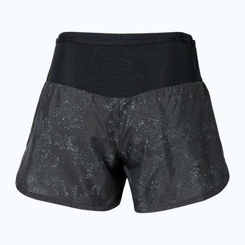 Women's running shorts Mizuno Active Graphic Multi Pocket black