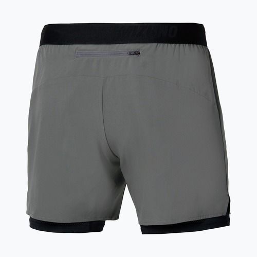 Men's running shorts Mizuno Core 5.5 Inches 2in1 lava smoke