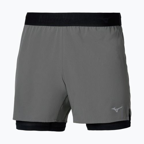 Men's running shorts Mizuno Core 5.5 Inches 2in1 lava smoke