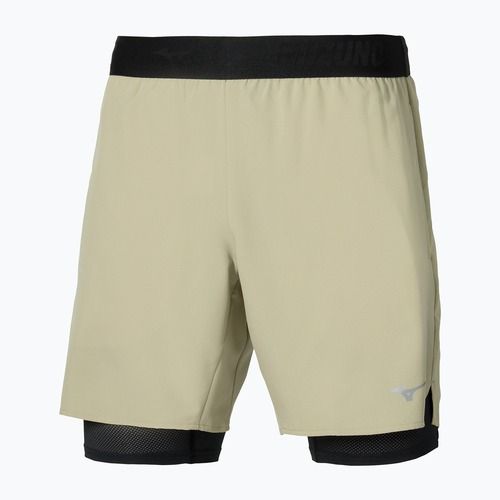 Men's running shorts Mizuno Core 7.5 Inches 2in1 elm