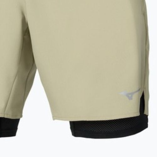 Men's running shorts Mizuno Core 7.5 Inches 2in1 elm