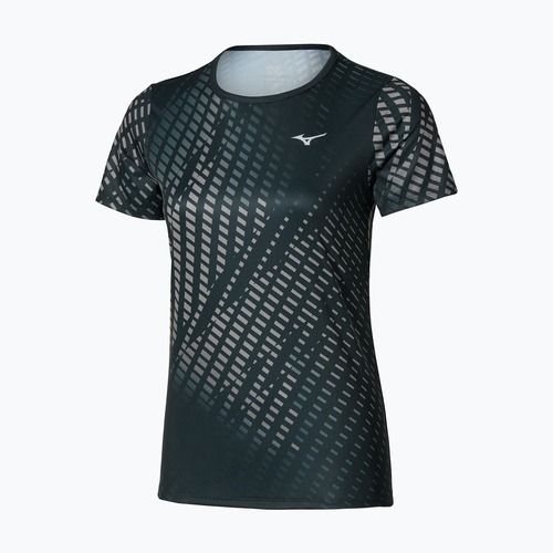 Women's running top Mizuno Core Graphic Tee black/gray