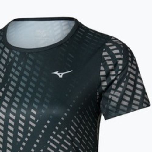 Women's running top Mizuno Core Graphic Tee black/gray