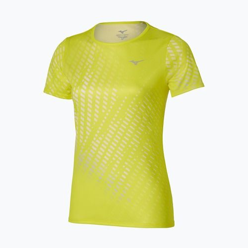 Women's running top Mizuno Core Graphic Tee lightning yellow