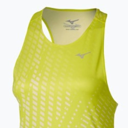 Women's running top Mizuno Core Graphic Tank Top lightning yellow