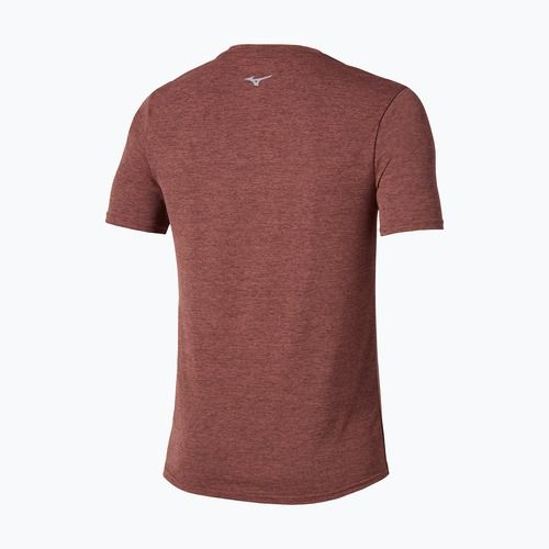 Men's running top Mizuno Core Runbird Tee copper brown