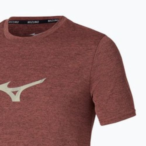 Men's running top Mizuno Core Runbird Tee copper brown
