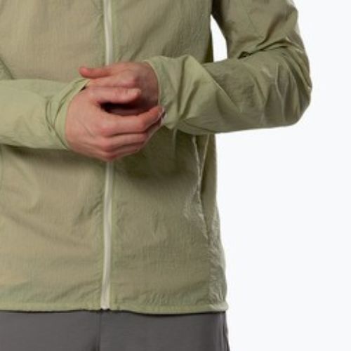 Men's running jacket Mizuno Tech Light Hooded elm