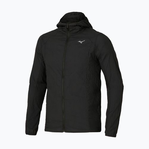 Men's running jacket Mizuno Tech Light Hooded black