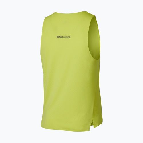 Men's running top Mizuno Tech Light Tank lightning yellow