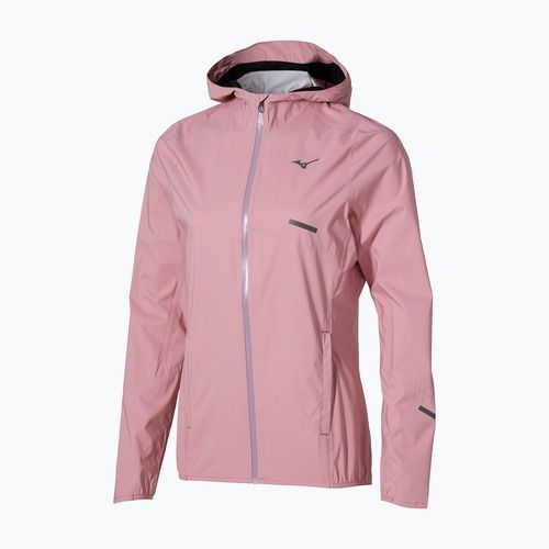 Women's running jacket Mizuno Trail Waterproof 20K Hooded rose elegance