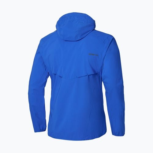 Men's running jacket Mizuno Trail Waterproof 20K Hooded dazzling blue