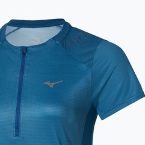Women's running top Mizuno Trail Graphic Tee sailor blue