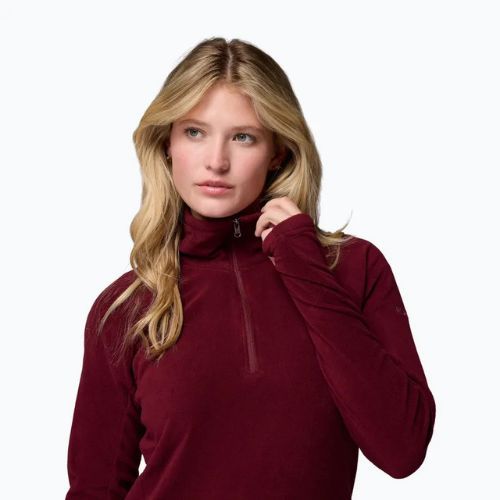 Women's fleece sweatshirt Columbia Glacial IV 1/2 Zip rich wine