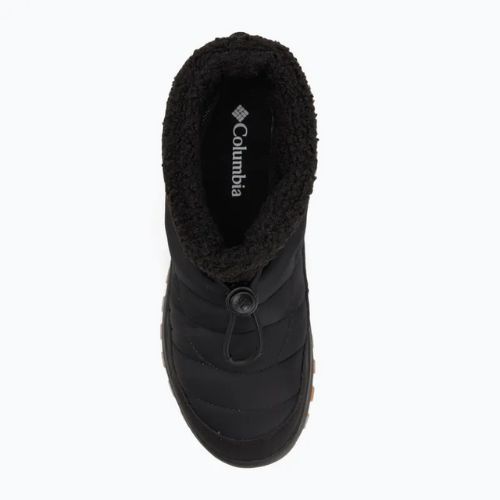 Women's snow boots Columbia Snowtrot Shorty black/sea salt