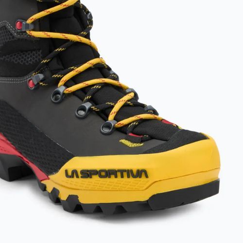 Men's mountaineering boots La Sportiva Aequilibrium LT GTX black/yellow