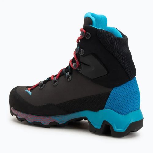 Women's trekking shoes La Sportiva Aequilibrium Trek GTX carbon/malibu blue