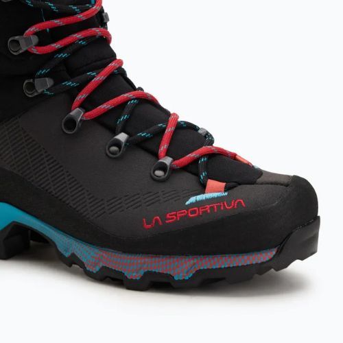 Women's trekking shoes La Sportiva Aequilibrium Trek GTX carbon/malibu blue