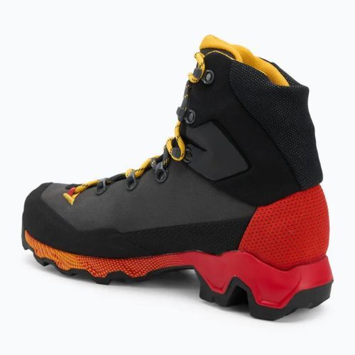 Men's trekking shoes La Sportiva Aequilibrium Trek GTX carbon/yellow