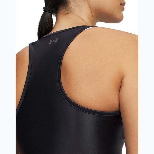 Woman's training top Under Armour Motion Shine Tank black/jet gray