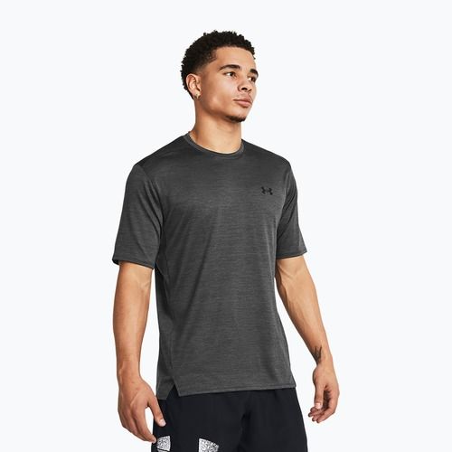 Men's training T-shirt Under Armour Tech Vent castlerock/ultimate black