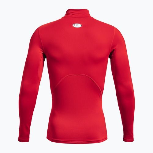 Men's training longsleeve Under Armour Comp Mock UA Armour red/white